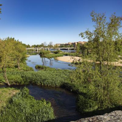  Rí¬o Tormes a su paso por la ciudad de Salamanca