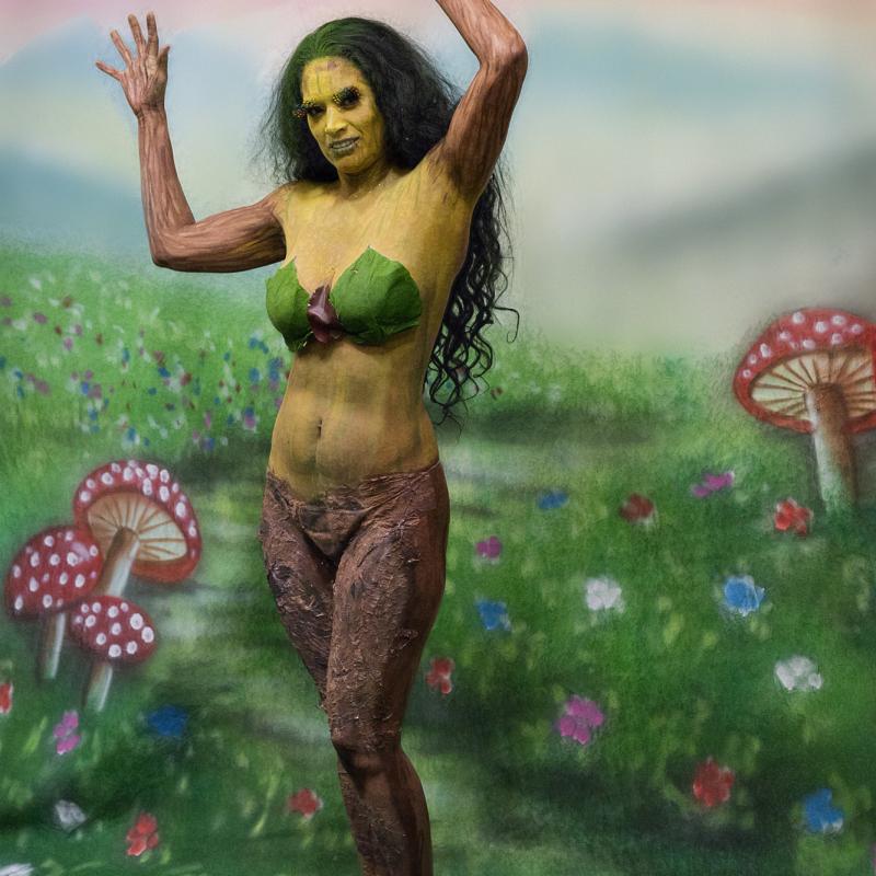 Sesión de fotos: Bodypainting de Arahí 500