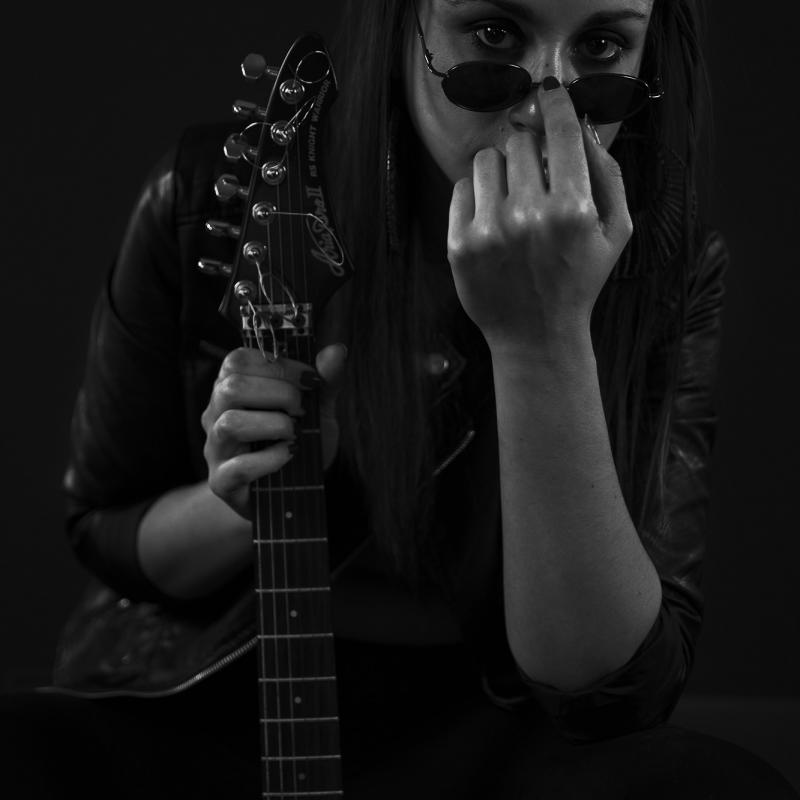 Sesión fotos rockera: María pia