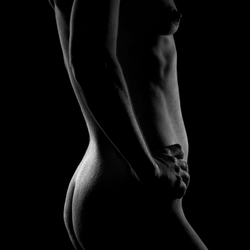 Sesión de fotos de desnudo artístico - Cuerpo de mujer 076