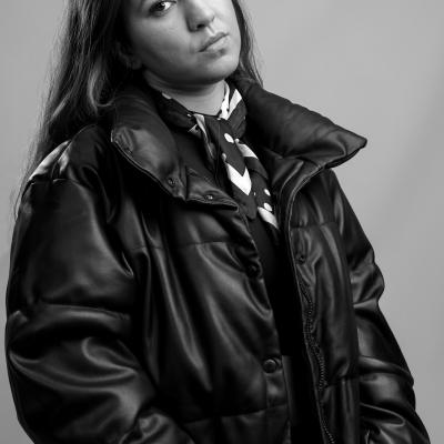 Retrato en blanco y negro