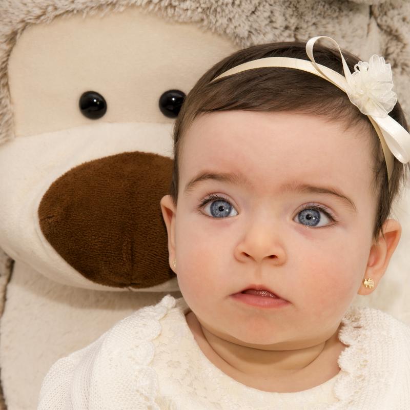 Fotografía de estudio de bebé