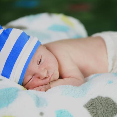 Fotografía de estudio de bebé