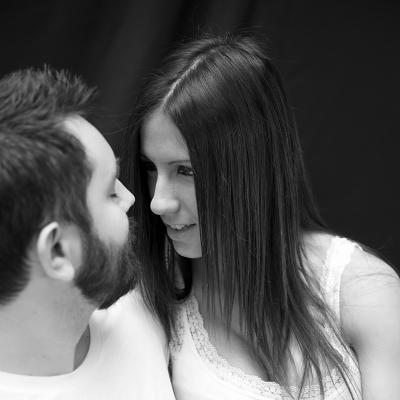 Fotografía de estudio de pareja