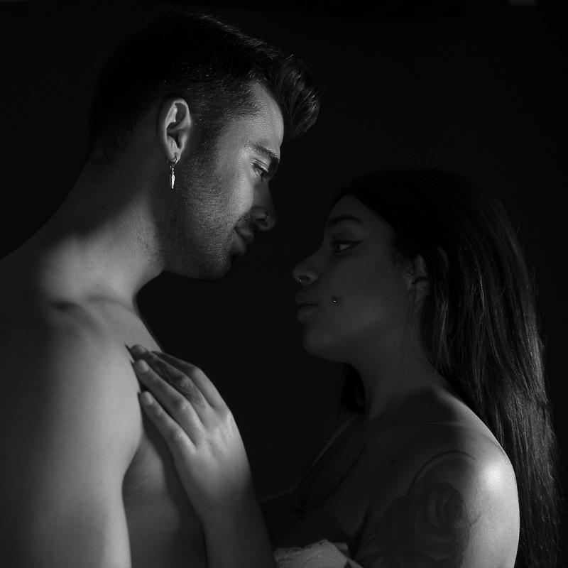 Fotografía de estudio de pareja
