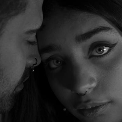 Fotografía de estudio de pareja