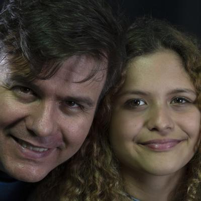 Fotografía de estudio de familia