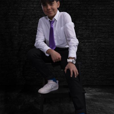 Fotografía de estudio de jovenes