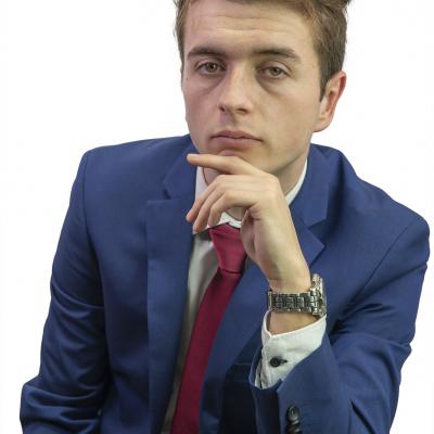 Fotografía de estudio para perfil profesional